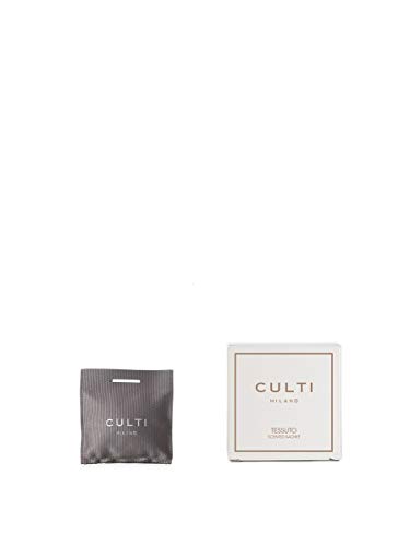 Culti - Perfume para casa con almohadilla perfumada, tamaño 7 x 7 cm, aroma de tela, hojas de Cassis y Musk – Duración 3 meses