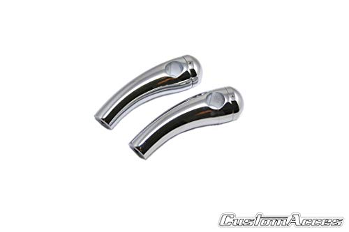 Customacces Torretas de 4,5" 115mm de Altura para Manillar de 1" 25mm Inoxidable Harley Davidson Dyna Fat Bob 08'-17', Harley Davidson Dyna Low Rider 13'-17'