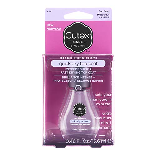 Cutex Top Coat de Secado Rápido y Brillo Intenso - 13.6 ml