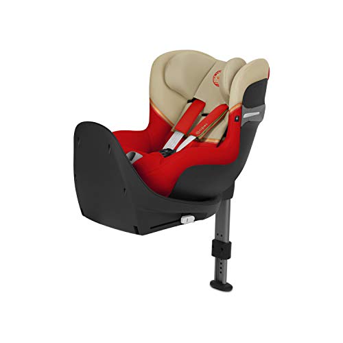 CYBEX Gold Silla de coche para niños Sirona S i-Size, Sistema giratorio de 360°, En contra de la marcha, 0-4 años aproximativamente, Altura máxima 105 cm, Autumn Gold