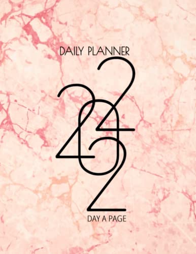 DAILY PLANNER 2022: Yearly planner day per page A4 ENGLISH 365 days-with Hours 07:00 to 20:00 | 12 months January to December 2022 | Daily and Monthly Planner, Calendar Organizer 2022
