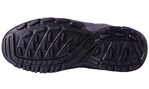 DDTX Zapatillas Seguridad con Punta de Acero Calzado de Seguridad Hombre Zapato Trabajo Comodos y Ligeros Transpirables Negro 43EU