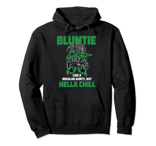 Definición Bluntie Divertido Tía Bluntie Sudadera con Capucha