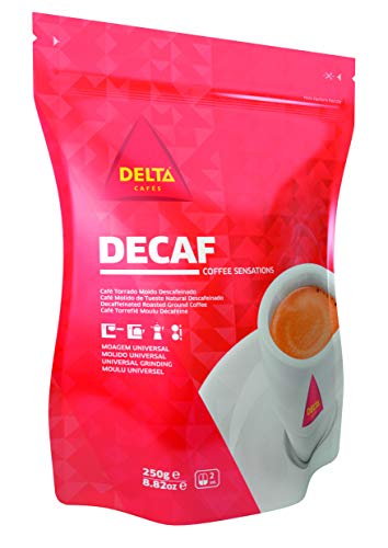 Delta - Decaf - Café Molido Descafeinado de Tueste Natural 250 Gr