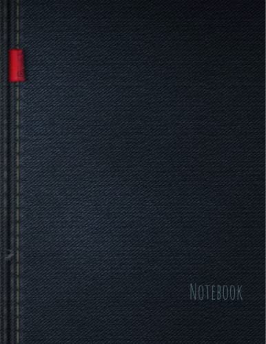 Denim Style Cover: Composition notebook college ruled: 110 pages in 8.5x11 college-ruled composition notebook