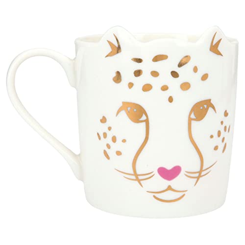 Depesche TOPModel 11705 Urban Jungle - Taza de porcelana de 300 ml, ideal para cacao, café, té y otras bebidas, multicolor