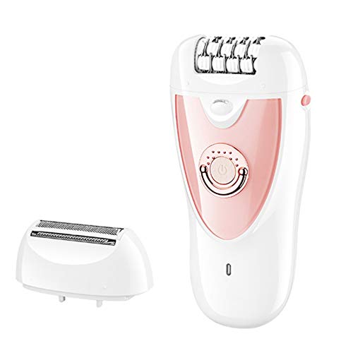 Depiladora facial para mujer 2 en 1, depiladora eléctrica para el pelo, zona íntima, recargable, luz LED, 2 velocidades