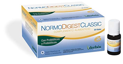 Derbos - Normodigest Classic , Probioticos y Prebioticos 20 Viales