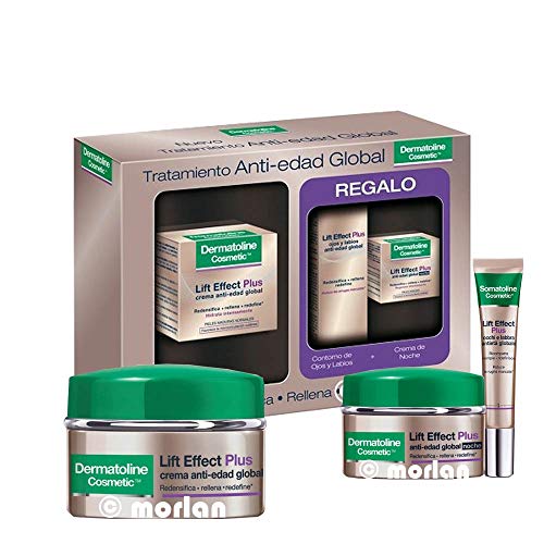 Dermatoline Cosmetic COFRE Lift Effect Plus Antiedad Global Día P Madura Seca, 50ml+REGALO Noche 15ml+Ojos 15ml