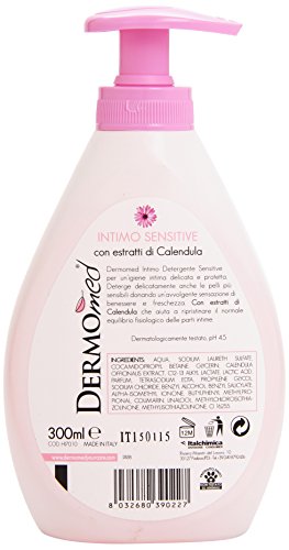 Dermomed, Sensitive, Jabón intimo, 300 ml