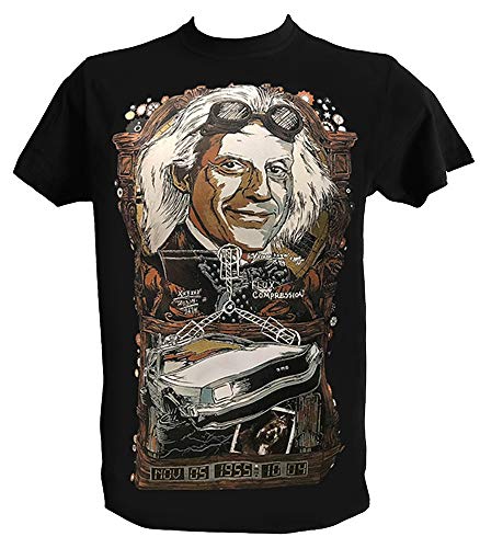 Desconocido Camiseta Regreso al Futuro Hombre Niño Doc Marty Peliculas Clasicas Años 80, Niños 5-6 Años