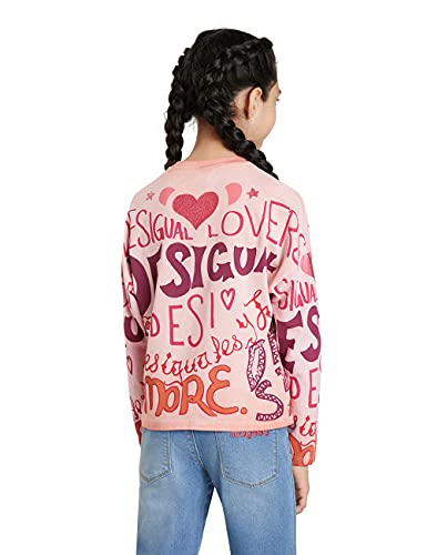 Desigual TS_Girl Camiseta, Rojo, 13/14 Chicas