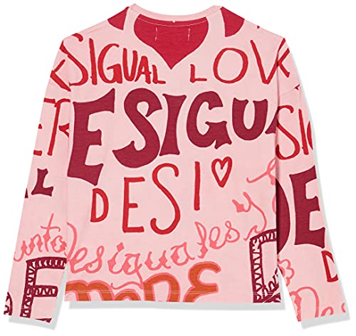 Desigual TS_Girl Camiseta, Rojo, 13/14 Chicas