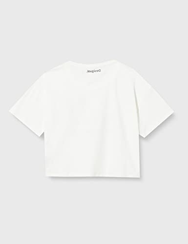 Desigual TS_Swanson Camiseta, White, 13/14 Chicas