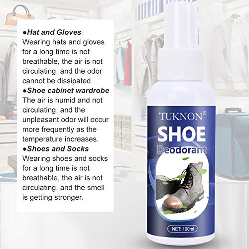 Desodorante Calzado, Desodorante Spray para Zapatos, Zapato Desodorante Natural, Desodorante Calzado Deportivo, Desodorante para Zapatos, Elimina el Olor, 100ml