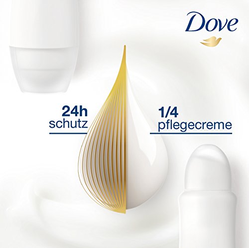 Desodorante Dove Roll-on, aroma de pomelo y limón, sin aluminio, 6 unidades (50 ml).