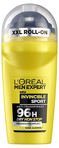 Desodorante Men Expert roll-on, 6 unidades (50 ml).