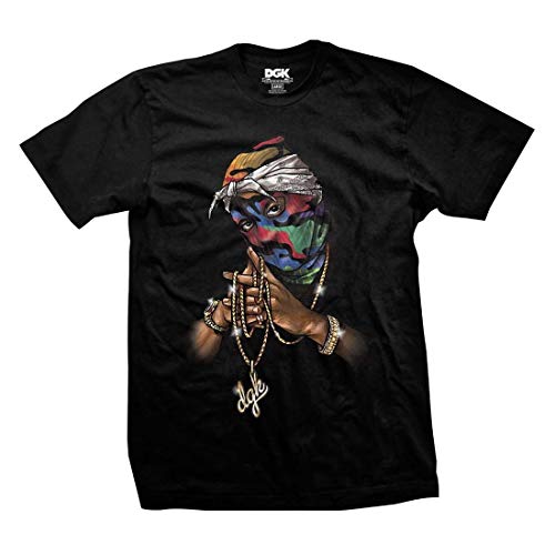 DGK Men's Westside Short Sleeve T Shirt Black XL