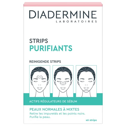 Diadermine S055028 Tiras Purificantes, 6 Unidad