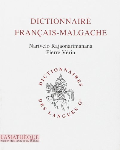 Dictionnaire français-malgache (Dictionnaires des langues'o)