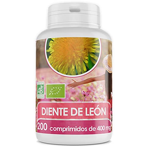 Diente de León Orgánico - 400 mg - 200 comprimidos