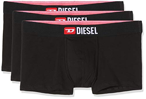 Diesel UMBX-DAMIENTHREEPACK, Calzoncillo para Hombre, Negro (Black/Black/Black E4101/0wawd), L, Pack de 3