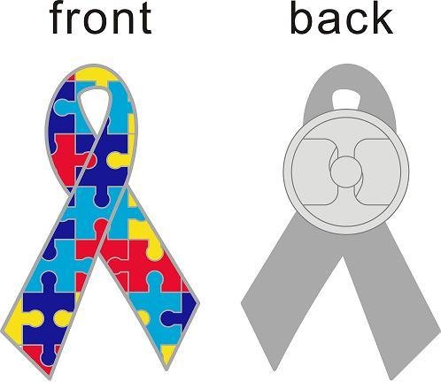 Digni - Pin para solapa, diseño de campaña para la concienciación sobre el autismo