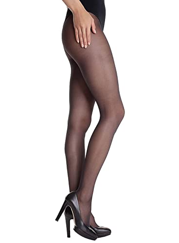 Dim DIAM'S Panty Semi Opaco 25D Medias, SEMITRANSPARENTES, Negro (Negro 127), Medium (Tamaño del Fabricante:3) para Mujer