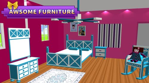 diseño y decoración de casa de muñecas: juegos de niñas