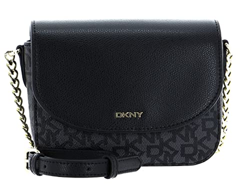 DKNY Felicia Flap Crossbody Bag BK Logo - BK