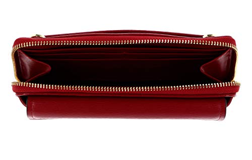 DKNY Polly Sutton Crossbody Wallet Bright Red