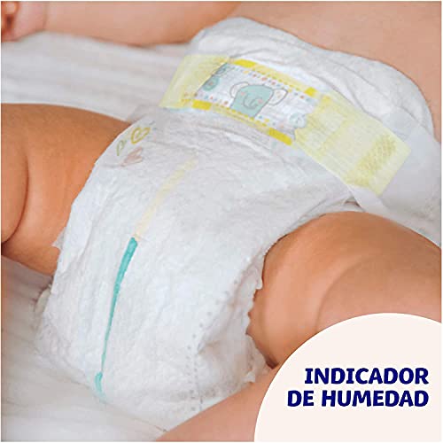 Dodot Pañales Bebé Sensitive Talla 1 (2-5 kg), 276 Pañales + Toallitas Aqua Pure, 18 Paquetes (18x48), Máxima Protección de la Piel de Dodot