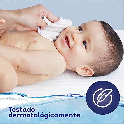 Dodot Toallitas Aqua Pure para Bebé, 99% Agua, 864 Toallitas, 18 Paquetes (18 x 48) + Toallitas Para Bebé Aqua Pure x14