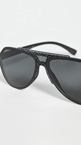 Dolce & Gabbana 0DG6128 Gafas, MATTE BLACK, 58 para Hombre