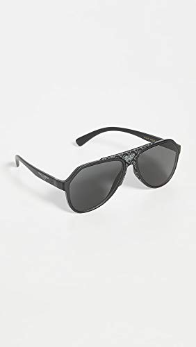 Dolce & Gabbana 0DG6128 Gafas, MATTE BLACK, 58 para Hombre