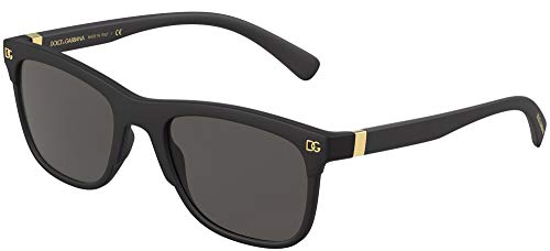 Dolce & Gabbana 0DG6139 Gafas, Matte Black, 54 para Hombre