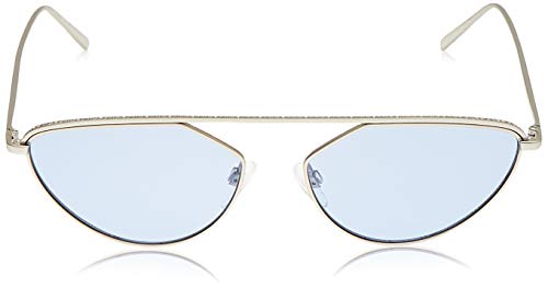 DONNA KARAN EYEWAR DK109S Gafas de Sol, Silver, 55 MM, 16 MM, 135 MM para Mujer