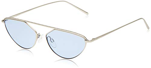 DONNA KARAN EYEWAR DK109S Gafas de Sol, Silver, 55 MM, 16 MM, 135 MM para Mujer