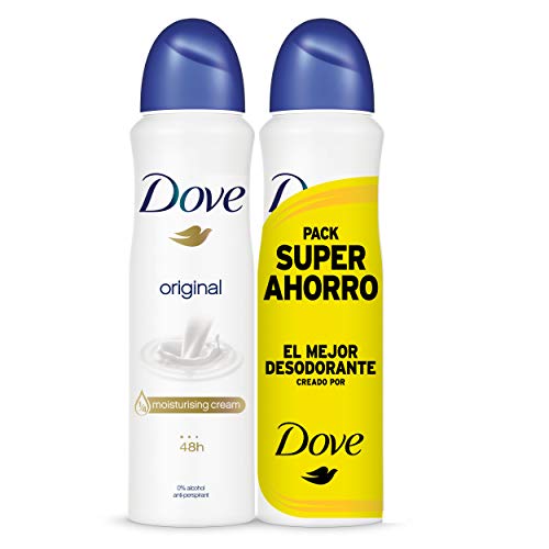 Dove - Pack Ahorro Desodorante Original, 200 ml (Pack of 2)