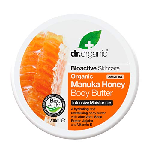 Dr. Organic Organic Manuka Honey Body Butter. Cuidado Corporal De Lujo Con Miel Bio 100 g