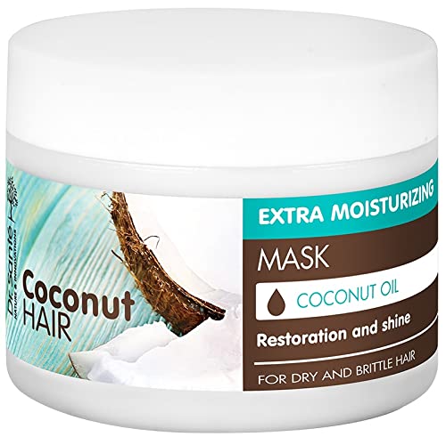 Dr. Sante Máscara hidratante extra con aceite de coco para cabello seco y quebradizo, 300 g