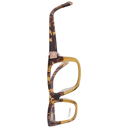 DSQUARED2 DQ5083-056-54 Gafas, Amarillo/Havana, 54 Unisex Adulto