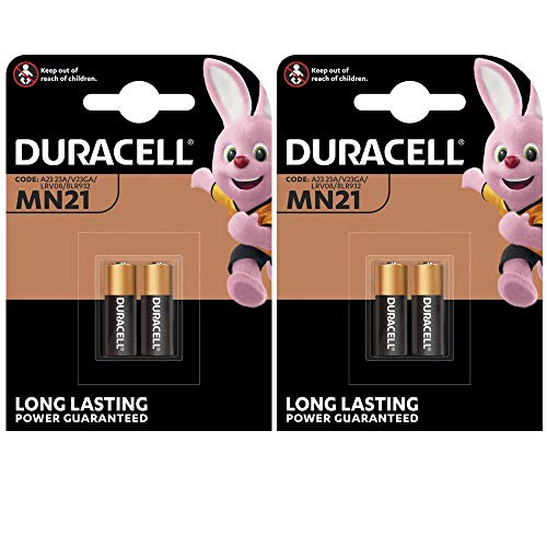 Duracell MN21 - Pilas de seguridad para alarmas y mandos (2 unidades) 2 sets