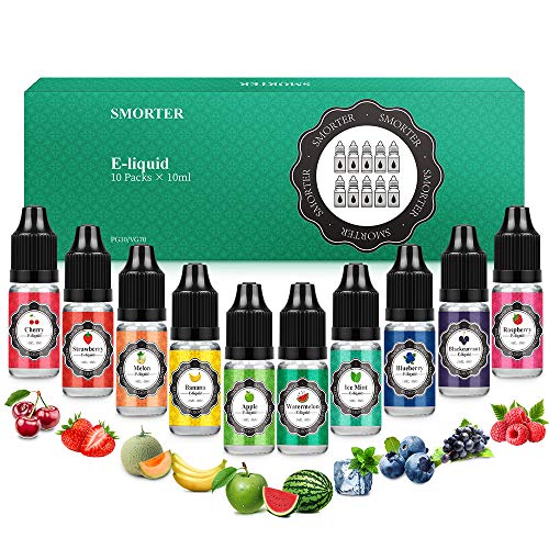 E Liquido Vape Liquido 10 Pack (10pcx10ml) Juicy Flavors 70/30 para todos los cigarrillos electrónicos E Cig Cigarrillo electrónico Vapes Pen Vape Pod Starter Kit Eliquid Sin nicotina