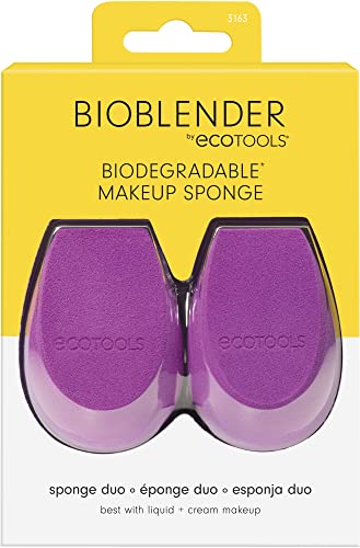 Ecotools Bioblender By Ecotools - Paquete de 2 esponjas para maquillaje líquido y en crema