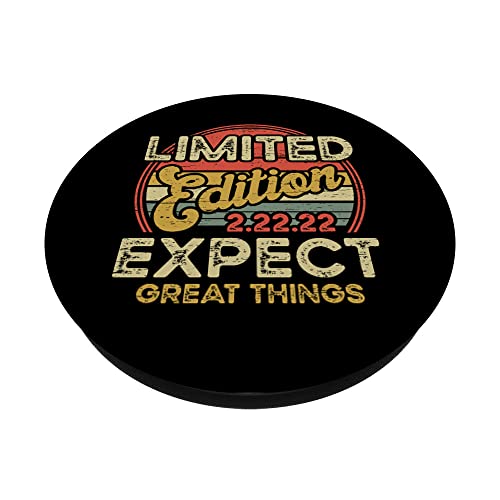 Edición limitada de martes de dos días 2-22-2022 Espere PopSockets PopGrip Intercambiable