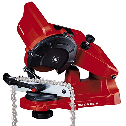 Einhell GC-CS 85 E - Afilador para cadenas, 85 W, 5500 min-1, Rojo & 4500076 Disco para afilador de cadenas de motosierra (3,2mm)