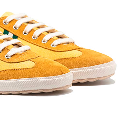 El Ganso Zapatillas Deportivas para Hombre. Match, Berliner y Low-Top. Sneaker Walking Unisex (Match Yellow Canvas, Numeric_43)