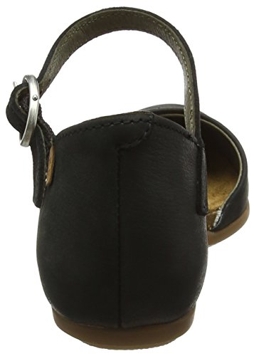 El Naturalista ND54 Pleasant Stella, Sandalia con Pulsera para Mujer, Negro (Black Black), 38 EU