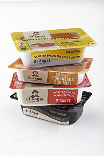 El Zagal Sobrasada de Mallorca Picante Al Vacío, 200g, Pack de 1